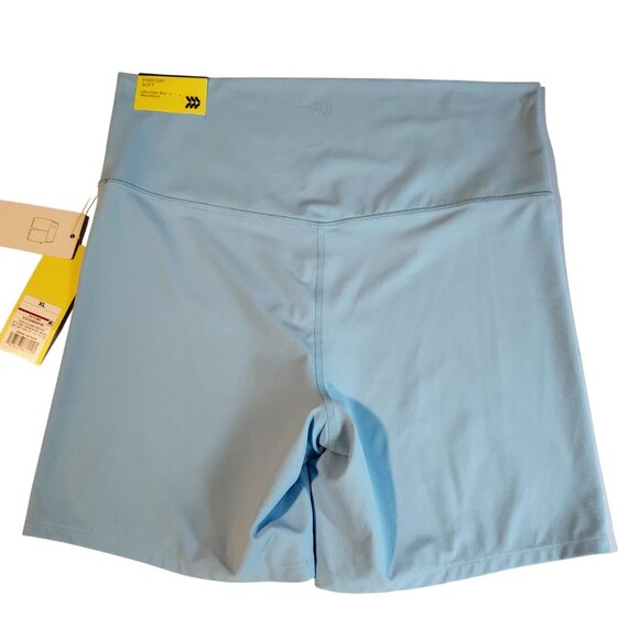 High-Rise 7" Inseam Blue Bike Shorts By All In Motion XL Breathable and moisture - Picture 2 of 9